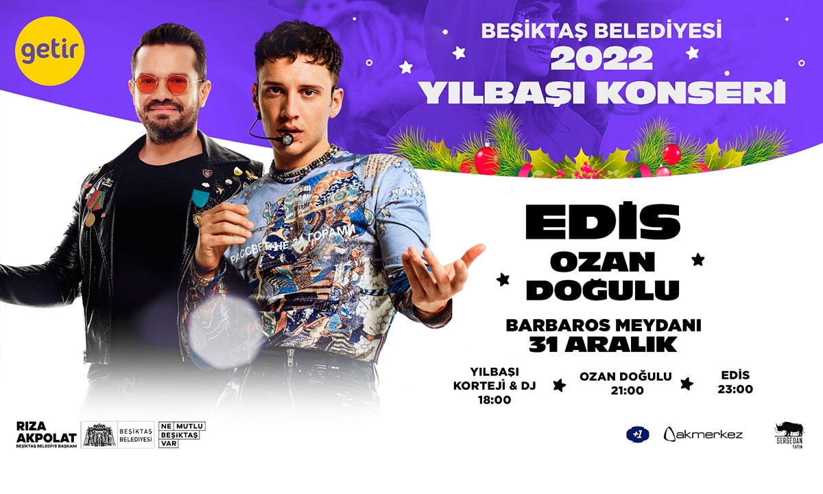 Edis ve Ozan Doğulu’dan, İstanbul’da en büyük yeni yıl konseri