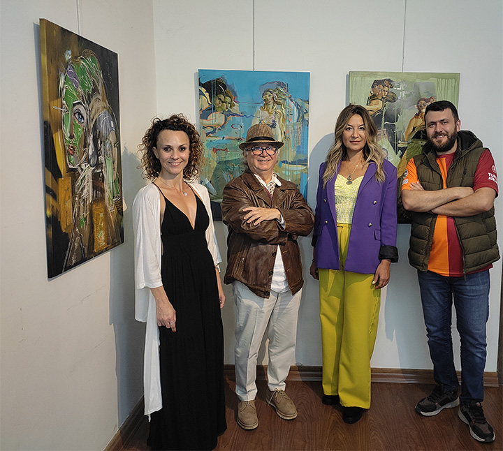 Dr. Öğr. Üyesi Ebru Gamze Işıksaçan’ın “Kodlanmış Sanatın Metaforları” sergisi sanatseverlerle buluştu
