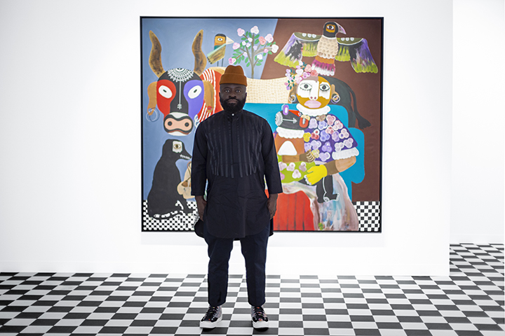 Ganalı ressam Kojo Marfo eserlerini İstanbul’da sanatseverlerle buluşturdu