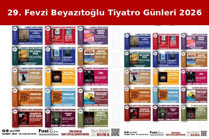 Uluslararası Fevzi Bayazıtoğlu Tiyatro Günleri İçin Geri Sayıma Başlandı